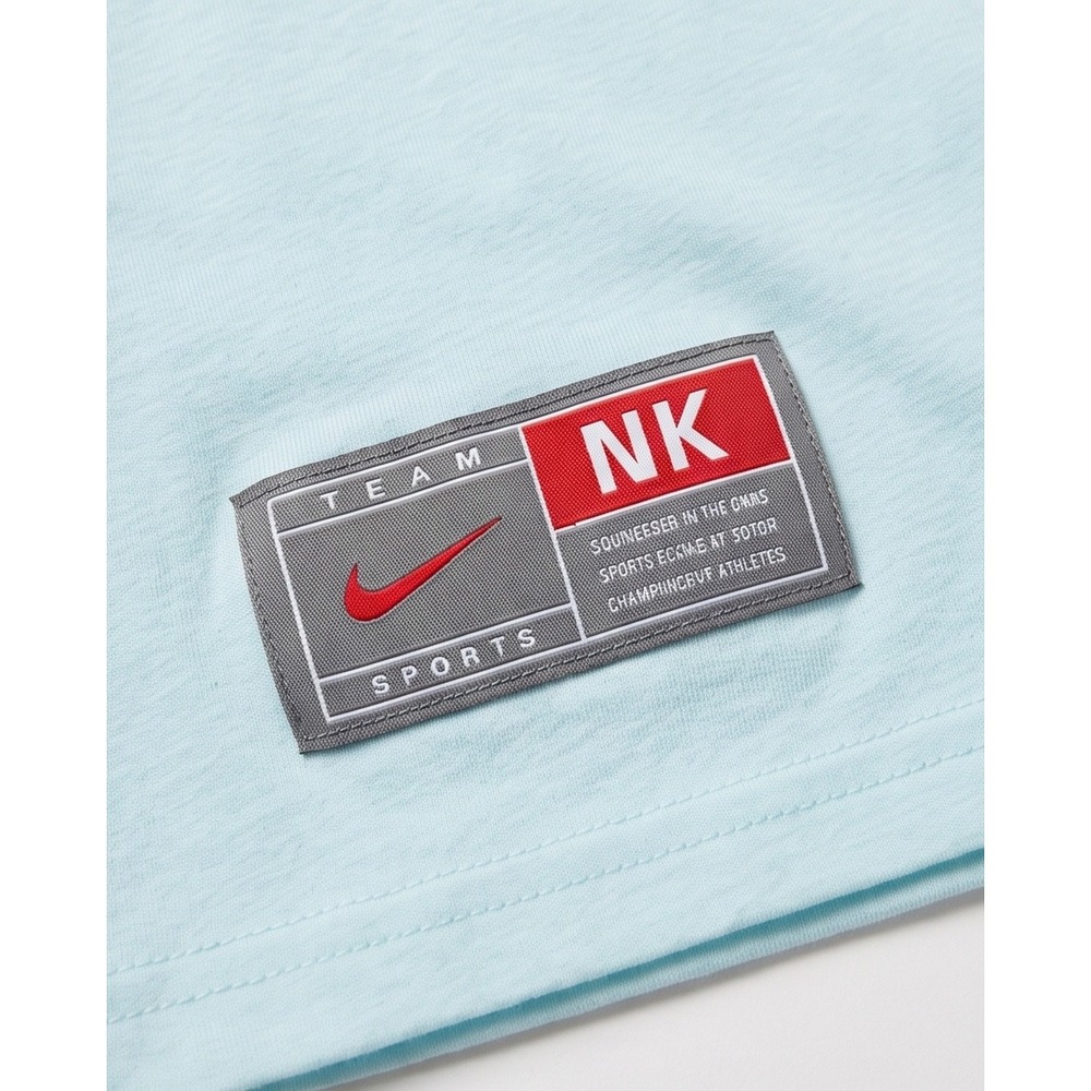 Nike Future Champs Light Blue Graphic T-Shirt Mens Short Sleeve Crewneck Tee - Picture 2 of 10
